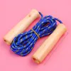 Primary student Sports toys students single up to the standard skipping rope children's fitness wooden handle Jump ropes school sporting goods gift