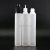 Einhorn-Tropfflasche 30 ml mit kindersicherer Sicherheitskappe, Stiftform, Nippel, LDPE-Kunststoffmaterial für E-Flüssigkeit