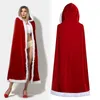 Neuheit Spiele Cosplay Weihnachten Cape Rot Mit Kapuze Biber Santa Mantel Erwachsene Kinder Weihnachten Kostüme Prop Für Karneval Party Weihnachten geschenk 230625