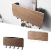 Hooks Rails Rack Storage Key Wood Hanger Home Wall Vintage Hallway Space Saving Small Bedroom Door Back Decorative Room 230625