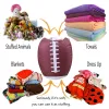 Saco de armazenamento de bolas esportivas lembrancinhas de festa beisebol futebol rugby basquete saco de feijão de grande capacidade 18 polegadas JN26