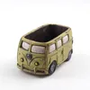Arts and Crafts Van Bus Retro Car Concrete Cement Flower Pot Silicone Mold Succulent Planter Mould Clay DIY 230625