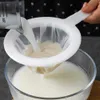 2024 Nylon Ultra-Fin Filter Mesh Sieve Soy Juice Coffee Milk Food Siler Spoon Kitchen Colanders Gadgets 100/200/400 Mesh Filter