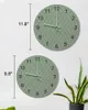 Wall Clocks Color Long Wave Line Luminous Pointer Clock Home Ornaments Round Silent Living Room Bedroom Office Decor