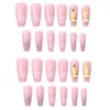 False Nails 1 Set Excellent Easy To Apply Decorative Attractive Xmas Press On Fake With Glue File