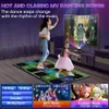 Jogo de esteira de dança para TVPC Family Sports Video Game Anti-slip Music Fitness Tapete Wireless Double Controller Folding Dancing Pad 230625