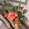 Decorative Flowers 1PC French Romantic Artificial Rose Flower DIY Velvet Silk For Party Home Wedding Holiday Decoration