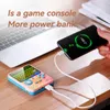 G6 Kids Handheld Video Game Console 3.5Inch Screen Games Player 666 In 1Games Two Player Gamepad 6000mAh Battery Charge