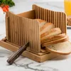 Bordmattor PRAKTISK HUSHUSHETS ANVÄNDNINGSBREAD SLICER Cutting Guide Foldbar Compact Board for Homemade Cake Bagels