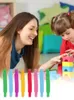2023 Fashion Fidget Toys Circle Kolorowa plastikowa cewka cewki zabawne zabawki dla dzieci wczesna edukacyjna składana zabawka
