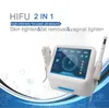 Ultrassom focalizado de alta intensidade SMAS não invasivo multifuncional HIFU 2 em 1 máquina