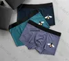 Mens Designer Boxers Brands Underpants Classic Boxer Casual Shorts Underwear Breathable Cotton Underwears 3pcs With Box