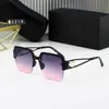 Wholesale of Xiaoxiangfeng for women net red half frame UV resistant new street photos large face slimming sunglasses