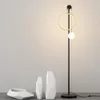 Торшеры Светодиодный подвесной светильник Nordic Minimalist Modern Living Room Decor Sofa Corner Standing Light Внутреннее освещение Спальня Прикроватная тумба