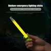 LED-licht stokt 1-50 stks gloedstokken met haak 6 inch fluorescentielicht voor wandelcamping Outdoor Emergency Concert Party Light Sticks 230625