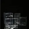 Gift Wrap 20PCS Clear PVC Box Packaging Boxes Wedding Christmas Small Transparent Plastic Square Beauty Storage 230625