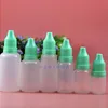 30 ML 100 Pcs/Lot High Quality LDPE Plastic Dropper Bottles With Tamper Proof Caps & Tips Thief Safe Squeeze thick nipple Tsfvp