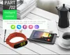 M4 건강 팔찌 스마트 밴드 피트니스 트래커 시계 스포츠 팔찌 심박수 Fitbit 0.96 인치 Smartband