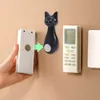 Novos ganchos magnéticos em forma de gato dos desenhos animados para montagem na parede, suporte de ímã forte, gancho para controle remoto, suporte de armazenamento, organizador doméstico, ganchos