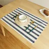 Serwetka stołowa 1 kawałek 40x60 cm klasyczny pasiasty w kratę kuchenną herbacianą zastawę stołową bawełnę 15,7 "x23,6"