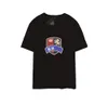 2023 Yaz Erkek Kadın Moda ve Boş Zaman Markası Mizaç Joker Yumuşak Karikatür Mektubu Basılı T -Shirt Boyutu XS - 4XL # LJS31
