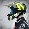 Caschi da moto Occhiali da regalo Motocross Casco per adulti ATV SUV Downhill Mountain Bike DH Hood Cross Helm Capacetes DOT Approvato