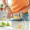 Water Bottles Cold Kettle High Temperature Glass Bottle Summer Cool Fruit Juice Pot Can Put In Refrigerator Side Door