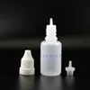 20 ML 100 Pcs High Quality LDPE Plastic Dropper Bottles With Tamper Proof Caps & Tips Safe e Cig Squeezable Bottle thin nipple Rixvl