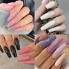 Valse Nagels 24 Grid Boxed Multi Color Mixed Nail Tips Frosted Vierkante Ballet Dragen Nep Set Kleurverbetering Gereedschappen 230626