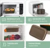 Bekers Schotels Gebruiksvoorwerpen Afneembare Lunchbox Draagbare Bento Box Siliconen Schalen Voor Baby Lekvrije Voedselcontainer Voedingsset Kom Servies Baby Artikelen 230625
