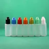 100 uppsättningar/parti 20 ml plastdropparflaskor barnsäker lång spets Pe Säker för E Liquid Vapor Vapt Juice E-Liquide 20 Ml Ejhug