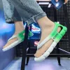 Man Slides Fashion Outdoor Summer Thick Platform Flip Flops Soft Vintage Anti-slip Slippers Couple Beach Eva Couple Beach Sandal