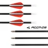 Bow Arrow 12pcs 30inch ID 4.2 mm Archery Pure Carbon Arrows spine 350 400 500 600 700 800 900 1000 For Recurve and Compound Bow ShootingHKD230626