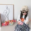 Zaini Cute Candy Portamonete Mini Borsa a tracolla per bambini Designer Princess Girl Borse Pu Catena in pelle Borse a tracolla Borse GIft 230626