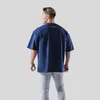 Magliette da uomo Cotone Palestra Manica corta Fitness Maglietta oversize Moda estiva Sciolto Allenamento casual Sport 230625