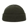 Beanies Herren-Beanie-Uhrenmütze mit Rollrand