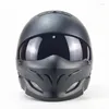 Motorhelmen Vintage Afneembare DOT Integraalhelm Capacetes Para Moto Open Biker Riding Motocross Motorbike