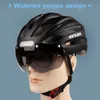 Cycling Helmets GUB Light Cycling Helmet Ultralight MTB Road Bicyc Helmets Magnetic Goggs ns Night Warning Taillight Outdoor Safety L HKD230626