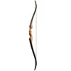 Boog Pijl Nieuwe 60inch Boogschieten Recurve Boog Takedown Boog 20-60lbs Hand Handboog voor Jacht Schieten Zwart HuntingHKD230626