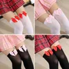 Sexy Socks 20-Color Thin Ribbon Bow Bend Stockings Ladies Sexy Wild Sweet Summer Student Sweet White Fashionable Knee Fun