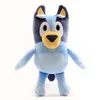 All'ingrosso e al dettaglio 28 cm cucciolo famiglia arancione cappotto blu cane genitori bambola peluche giocattoli regalo carino