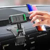 Support de téléphone portable de voiture tableau de bord de contrôle Central de voiture multifonction avec support de Navigation de plaque d'immatriculation