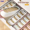 Storage Boxes Bins 5 Girds set Socks Underwear Panties Organizer Nordic Style for Ties Cable Closet Drawer Divider 230626