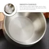 Bowls Storage Organizer Bowl Cooking Stainless Mixing Steel Gold Kitchen Utensils Fruit Necessity Essentials Large Prep