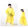 Vattentät barn Raincoat Fashion Pullover Foldbara utomhusresor Regnkläder barn Lätt vikt Eva Regntäckning Barn