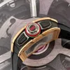 Автоматические механические часы Richarmill Спортивные наручные часы Роскошные наручные часы Rm6501 Розовое золото Мужская мода Спортивный хронометр для отдыха Наручные часы E0XV WNPF4