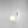 Lámparas de pared Nordic Led Crystal Abajur Deco Maison Lamp Dormitorio Monkey Dinging Room