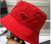 Luxury Nylon Bucket Hat For Women Fashion Designer Ladies Spring Summer Leather Metal Sun Hats New Fisherman Caps Drop Ship M Size