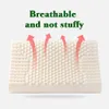 Pillow Breathable Latex Bedding Orthopedic Neck Protection Slow Rebound Sleeping Pillows 6040CM Relax The Cervical 230626