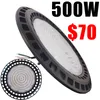 500W UFO LED High Bay Light 6000-6500K,Waterproof Dust Proof, Warehouse Lights Garage Factory Gymnasium Basement Parking